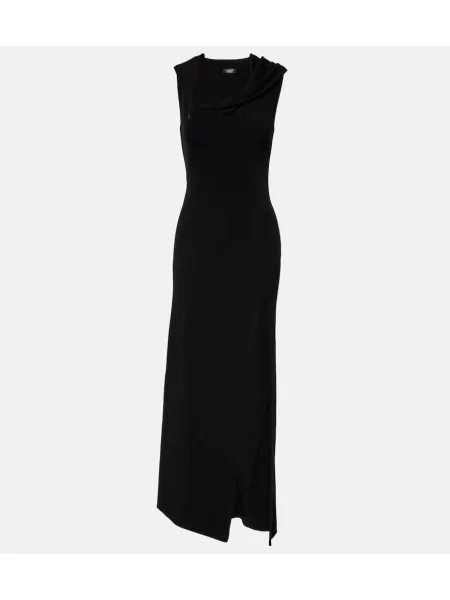 Rochie Mugler din jerseu negru