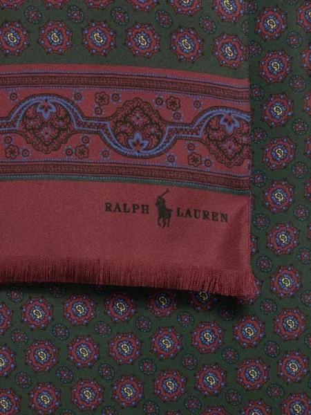 Pledas raštuotas drobė kaklaraištis Polo Ralph Lauren mėlyna