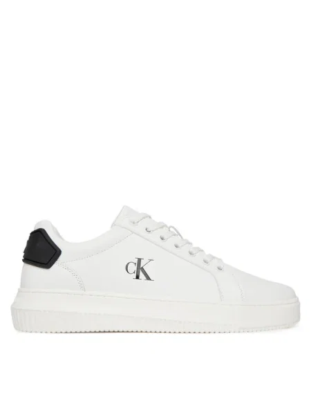 Calvin Klein Jeans Сникърси Chunky Cupsole Ru Patch Lth бял