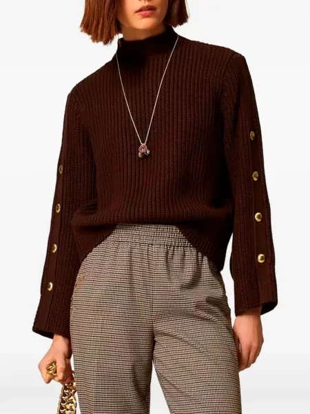 Lung pulover Twinset maro