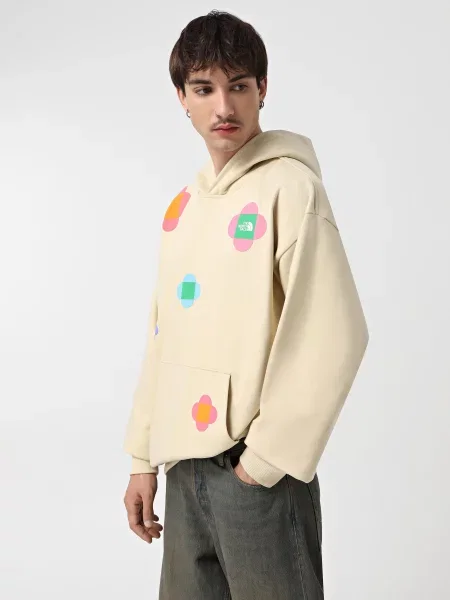 Худі The North Face x Yinka Ilori Let's Blossom Together Graphic бежевий