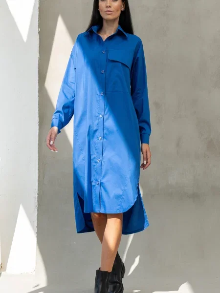 Сукня міді RiMari текстиль синій