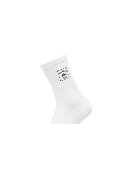 Dlouhé ponožky Lacoste bílé