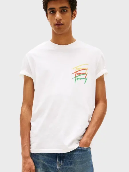 Футболка Tommy Jeans біла