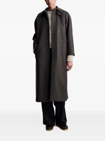 Palton A.p.c. de lână maro
