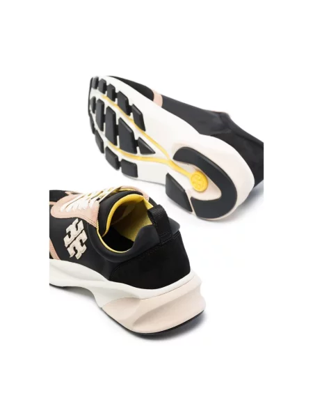 Sneakersy Tory Burch skórzane czarne