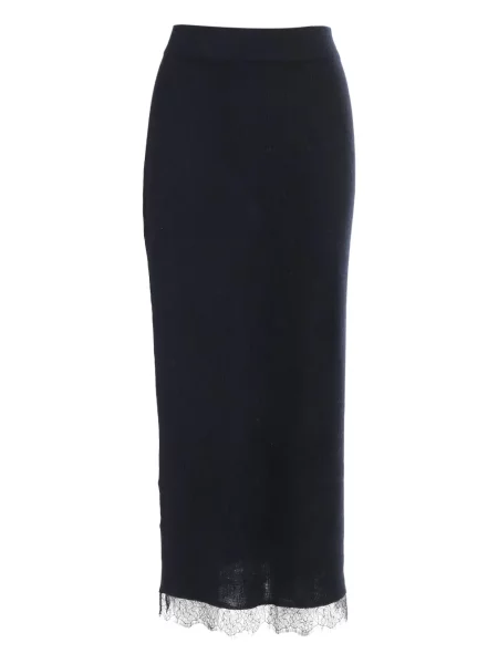 Fustă Arch4 din dantelă albastru