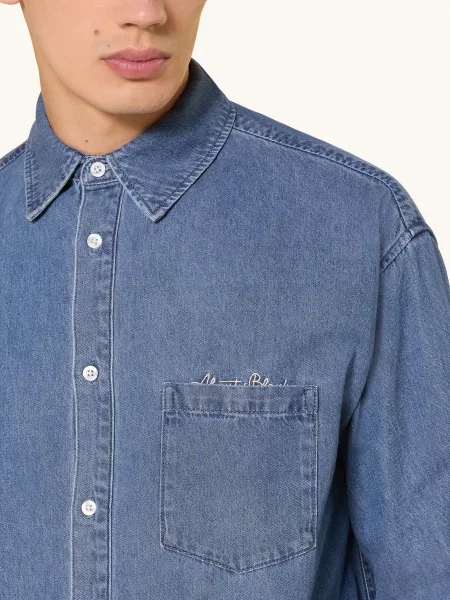 About:Blank Džínová Košile Comfort Fit modrá