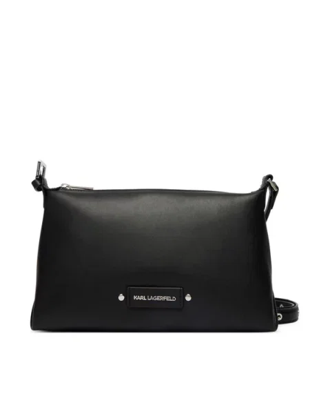 Karl Lagerfeld Geantă de umăr K/EYELETS' negru