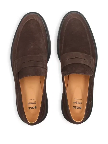 Pantofi loafer Boss maro