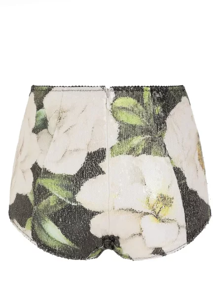 Chiloți Dolce & Gabbana cu model floral cu imagine alb