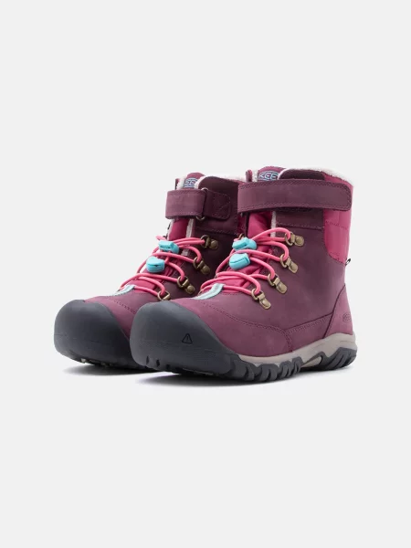 Keen Snehule Kanibou Waterproof Červená fialová