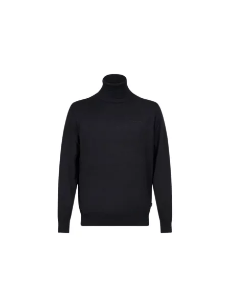 Sweter z golfem Richmond do golfa czarny