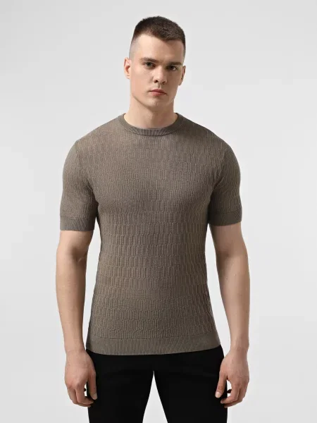 Футболка Emporio Armani коричневая