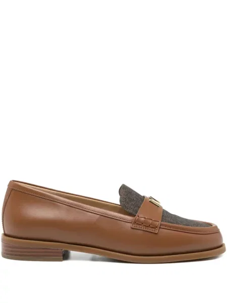 Pantofi loafer Michael Kors din piele maro