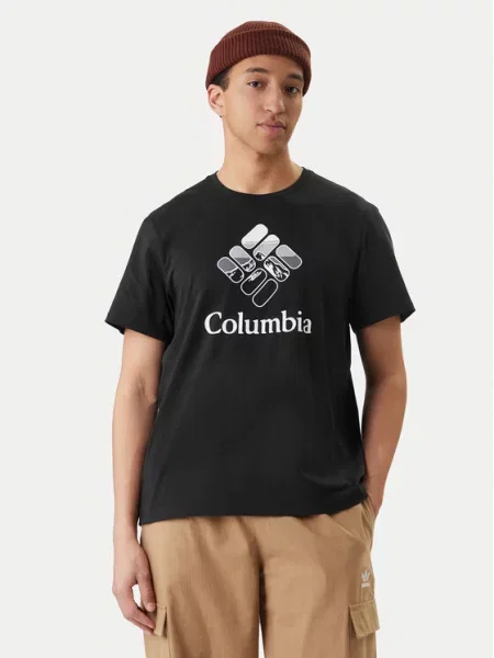 Columbia Majica Graphic črna