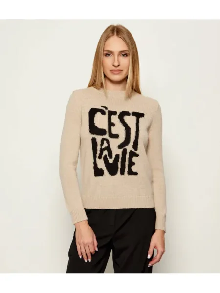 Weekend MaxMara De lână pulover NITRA bej