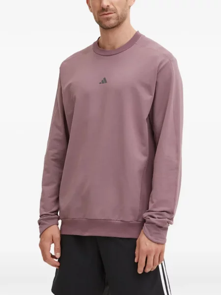 Pantaloni scurți Adidas alergare cu decolteu rotund plasă negru