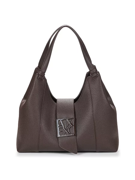 Ročna torba Armani Exchange rjava
