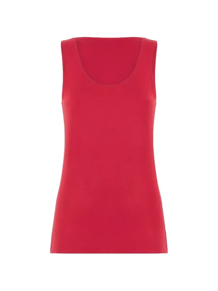 Top Wolford fără mâneci din jerseu roșu
