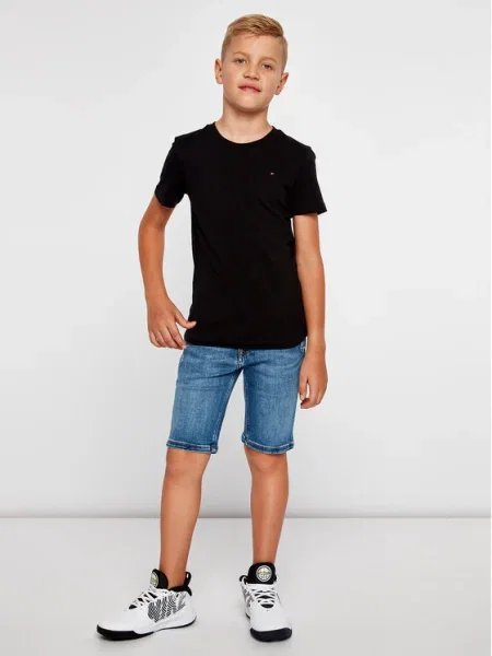 TOMMY HILFIGER Tricou roșu alb negru