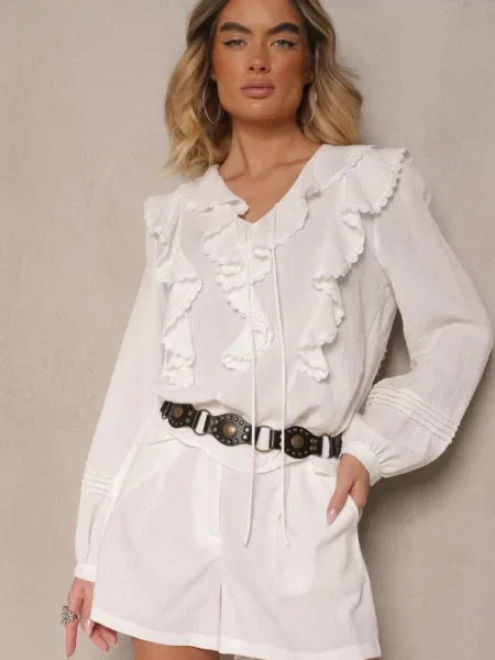 Pantaloni scurți Sefore Albi alb