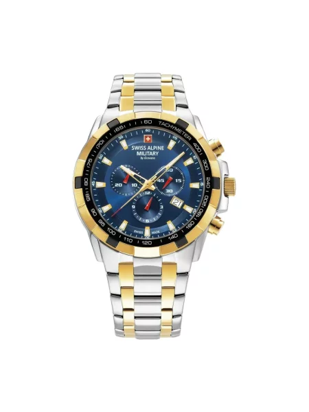 Lniany zegarek Swiss Alpine Military szary