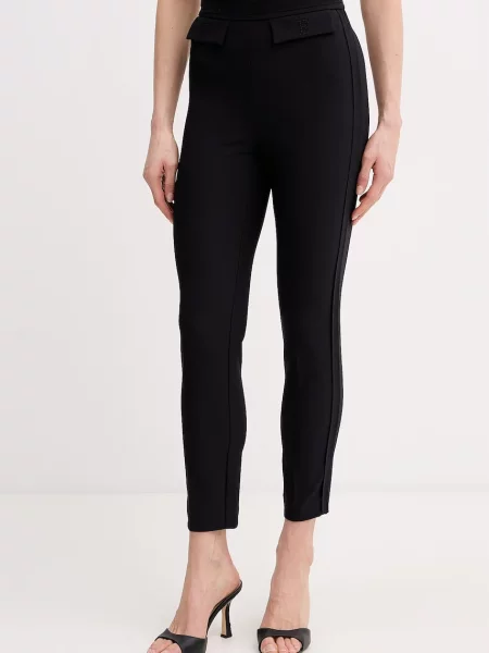 Elisabetta Franchi spodnie carrot czarne