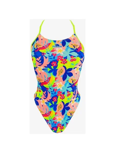 Strój kąpielowy Turbo Sirene Tropical Dream żółty S niebieski