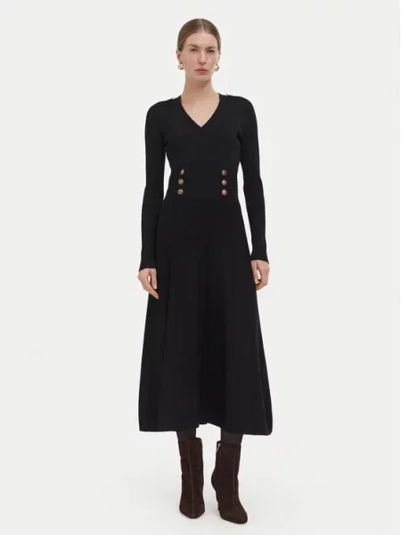 Liu Jo Трикотажна сукня A-Line Fit чорний