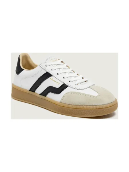 Gant Teniși din piele Cuzima | piele întoarsă alb