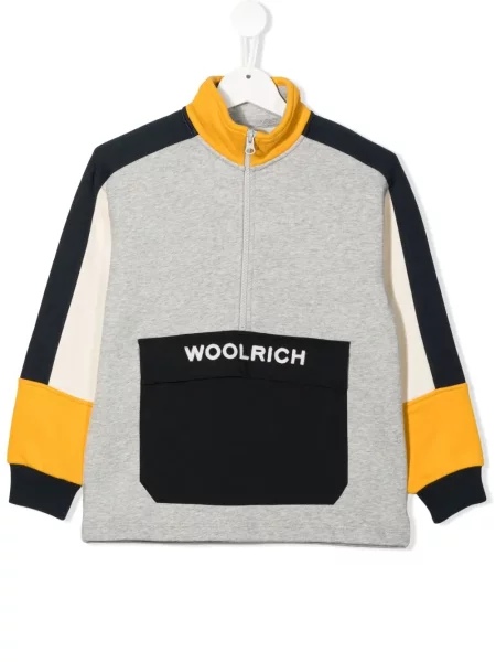 Bluza rozpinana dziecięca Woolrich żółta