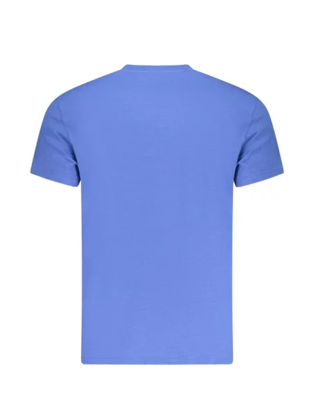 Tricou Tommy Hilfiger cu autograf albastru
