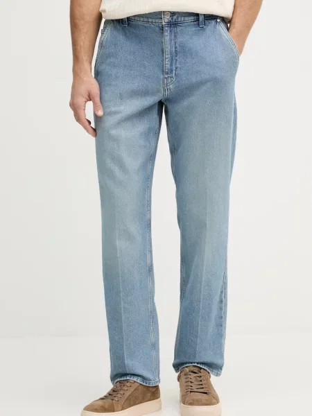 Michael Kors blugi straight pentru bărbați albastru