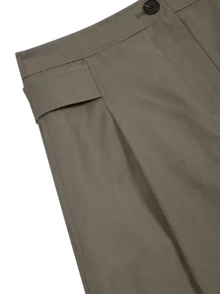 Fusta plisata Studio Tomboy plisată până la genunchi maro