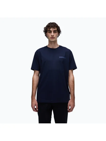 Férfi Napapijri S-Albula blu marine póló. Méret: M