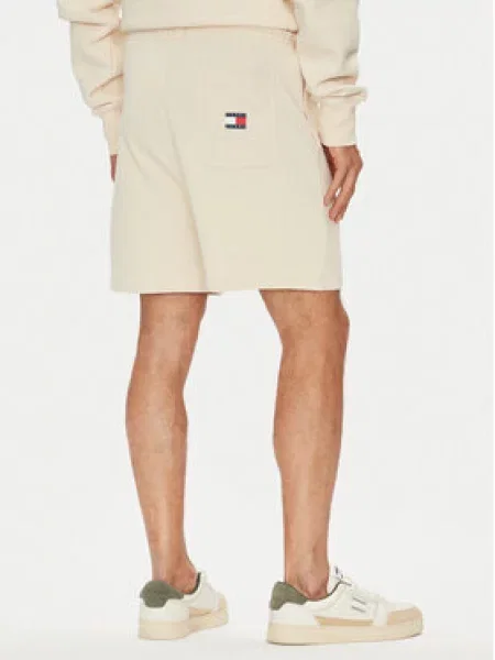 Tommy Jeans Športne kratke hlače New Classic Beach bež