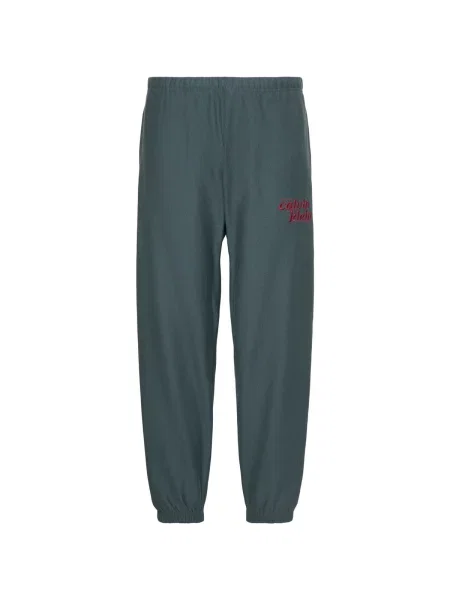 Froté nohavice Calvin Klein Jeans sivá