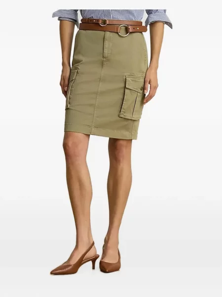 Fusta mini Lauren Ralph Lauren verde