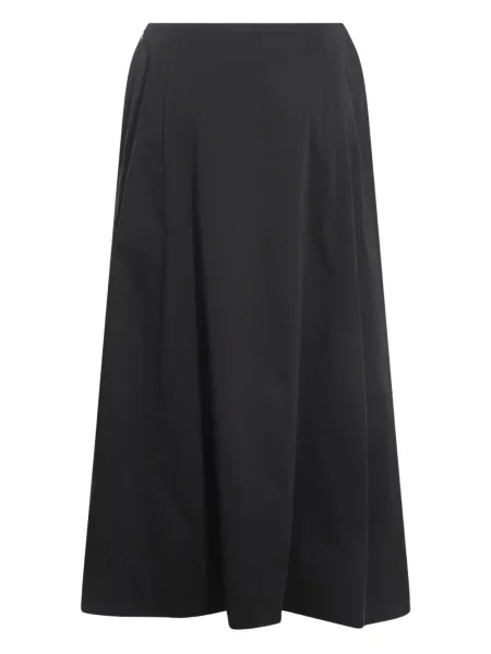Fustă midi Balenciaga în linie A negru