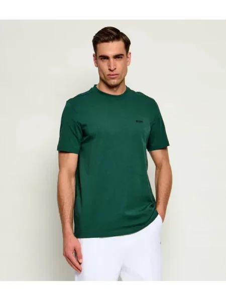 BOSS GREEN Tricou | stretch verde