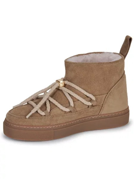 Semišové klasické kozačky Inuikii béžové