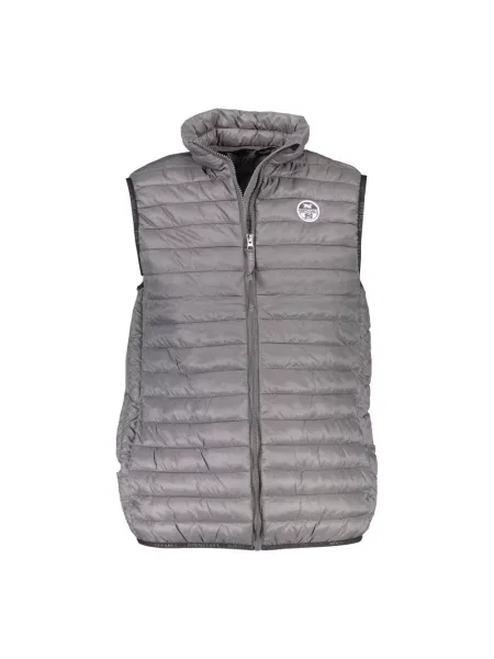 Pikowana kamizelka North Sails bez rękawów brązowa