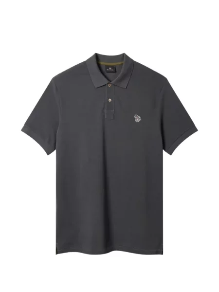 Tricou polo Mps cu model zebră gri