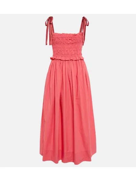 Midi obleka Ulla Johnson roza