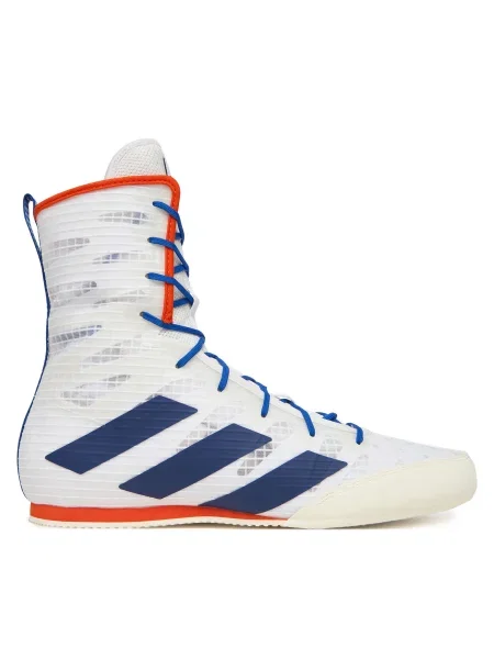 Boxerské topánky adidas Box Hog 4 white/navy biela