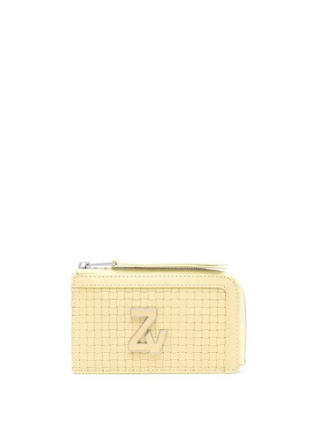 Portofel Zadig&voltaire din piele galben