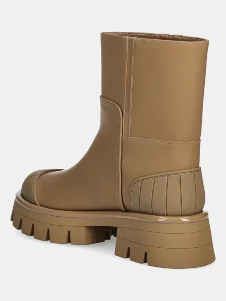 MICHAEL Michael Kors botine Sydra bej cu platforma maro