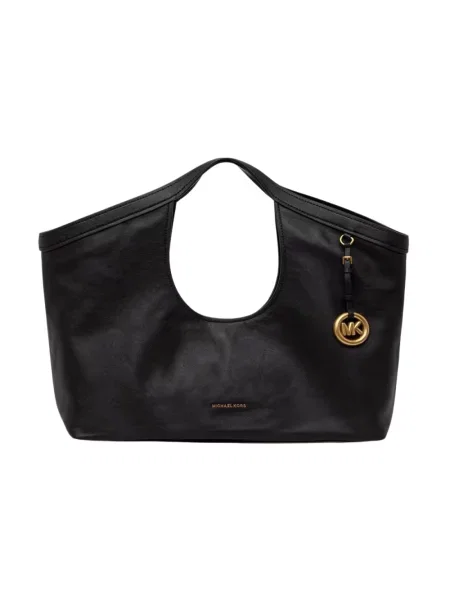 MICHAEL Michael Kors torebka shopper skórzana Haddie czarna