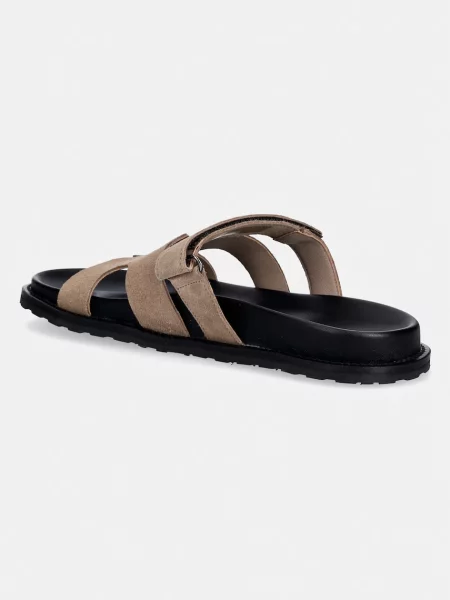 Semišové pantofle Steve Madden Manu béžové